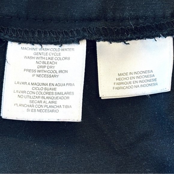 Anne Klein Black Straight Leg Pants Size 14 - Picture 5 of 6